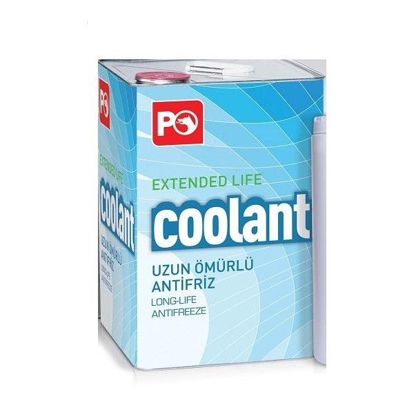 Petrol ofisi kırmızı antifriz coolant konsantre organik 16kg teneke